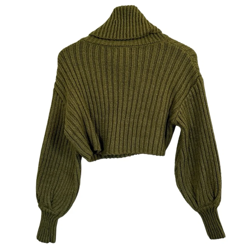 Urban Outfitters Cropped Sweater Balloon Sleeve Women’s Size XS - Picture 3 of 12